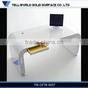 Hot Sale Modern Elegant Design Acrylic Executive Office Desk thumbnail-3