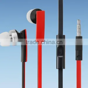 Super Bass Flat Cable Earphone for Gionee, Glowing Earphones for Mobile Phone thumbnail-2