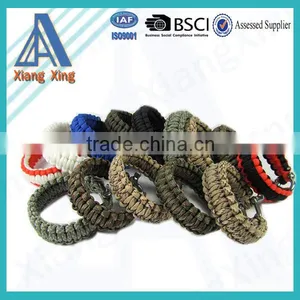 High Quality Wholesale Cheap Cross Paracord Bracelet With Logo thumbnail-6