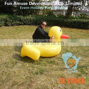 Water Play Equipment Giant Duck Pool Float Inflatable Donut in Stock thumbnail-2