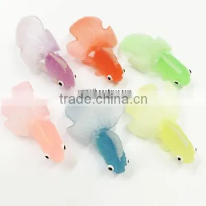 Mini Rubber Gold Fish Toys Assortment thumbnail-1
