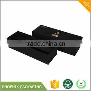 OEM Paper Black Lid and Base Box for Jewelry Packing thumbnail-1