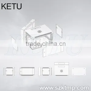 4U Network Rack With Glass Door thumbnail-2