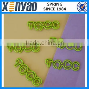 Hight Quality Promotional Gifts Custom Logo Metal Letter Shape Paper Clips Quality Choice thumbnail-1