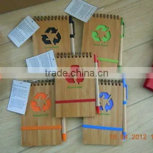 Eco Friendly Bamboo Cover Notebook (Item No: TBB009) thumbnail-1