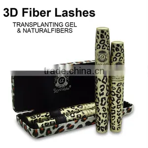 Love Alpha 3D Fiber Waterproof Mascara Length Curling and Volume Love Alpha Mascara Leopard Print thumbnail-2