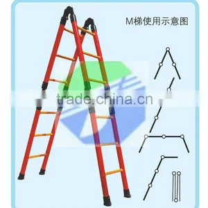 Super Light Round Pipe M-type Ladder thumbnail-1