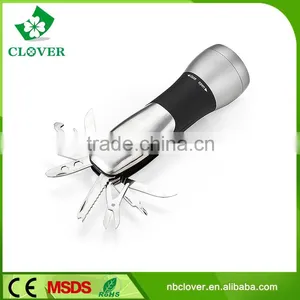 High Power 9 White+1 Red Led Multi-function Brightest Led Flashlight thumbnail-3
