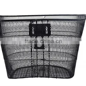 Black Steel Front Bicycle Basket HAOCHI Basket 002 003 thumbnail-2