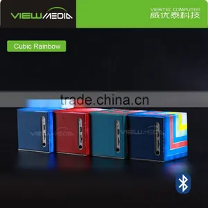 High Quality Led Disco Light Bass Audio Cube Bluetooth Round Speaker thumbnail-4