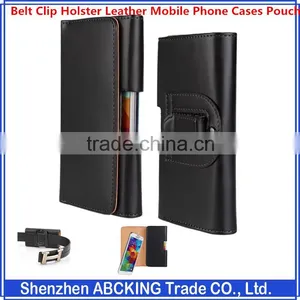 Belt Clip Holster Leather Mobile Phone Cases Pouch For Apple IPhone 6 6S Plus 5 5S SE 4 4S Smartphone Original Cell Phone Cover thumbnail-1