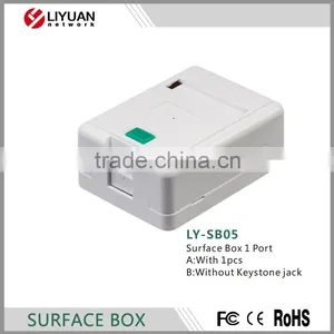 LY-SB05 1 Ports Surface Mount Box for RJ45 Module thumbnail-2