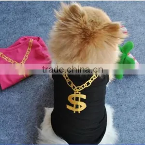 2015 Summer Pet Puppy Small Dog Shirt Cat Pet Print Clothes Export thumbnail-1