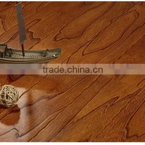 Heat-resistant Multilayer Wood Flooring Elm Relief Handmade Floor SY-059 New Arrivals Living Room, Bedroom, Backdrop thumbnail-1