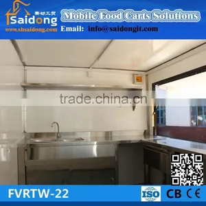 2016 New Style Food Vans /Food Truck /Mobile Car Wash Cart thumbnail-6