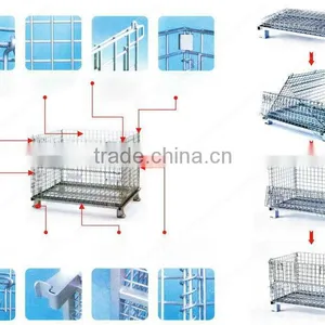 Folding Warehouse Storage Cage thumbnail-5