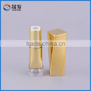 Yellow Color Top Sale Cosmetic Square Lipstick Packaging thumbnail-2