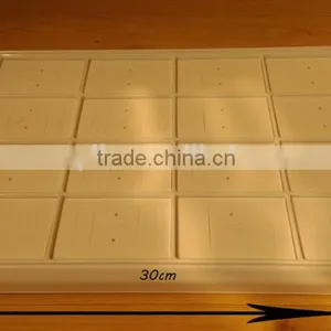 Customize White Plastic Jewelry Trays for Rings Pendants Bracelets thumbnail-2