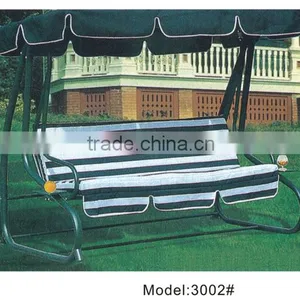 England Stripped Iron Frame Swing Chair Two Seat Restaurant Swing Benches thumbnail-1