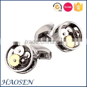 2016 Modern Style Watch Shape Metal Cufflinks For Men thumbnail-5