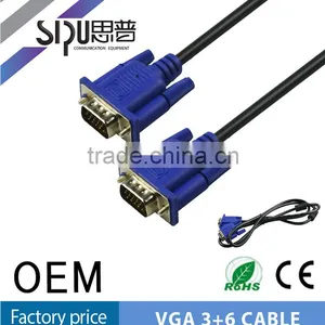 SIPU High Speed Vga 3+4 Cable for Computer Best Price M/M Vga Cable Wholesale Cable Vga to Vga thumbnail-4