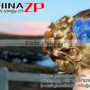 ZPDECOR Factory Bulk Sale Cheap Selling Dyed Lime Green Trimmed Short Peacock Feathers for DIY thumbnail-5