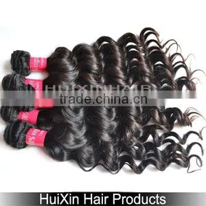 Wholesale 5A Grade High Quality 100% Virgin Peruvian Original Human Hair Weft thumbnail-1