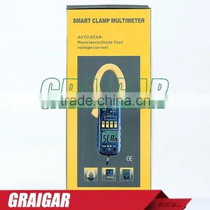 3 3/4 Digits AC/DC Smart True RMS Digital Clamp Multimeter MS1000B thumbnail-4