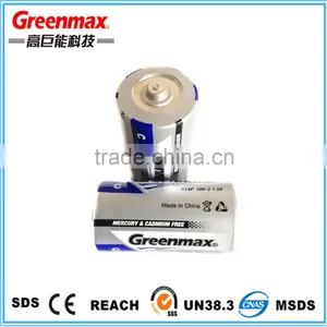 Carbon Zinc Battery R14p c Um2 Battery thumbnail-2