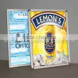 Aluminium Snap Edge Frame Sign Flip Open Snap Frame Wall Mounted Frames thumbnail-4