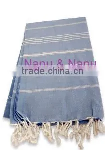 100% Cotton High Quality Pareo Towels, Fouta Towels, Pareo Beach Towel thumbnail-1