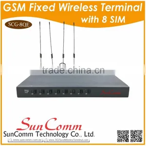 SCG-8Qe GSM Fixed Wireless Terminal/Gateway With 8 Port, 2 Antenna Combiner thumbnail-1