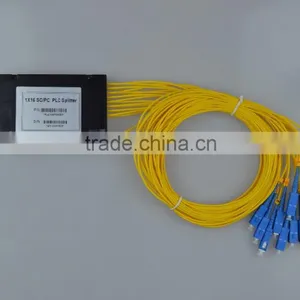 1x4 Fiber PLC Splitter With Plastic ABS Box Package thumbnail-1