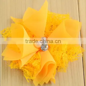 Fashion Design Exquisite Handmade Polyester Tulle Lace Flower thumbnail-3