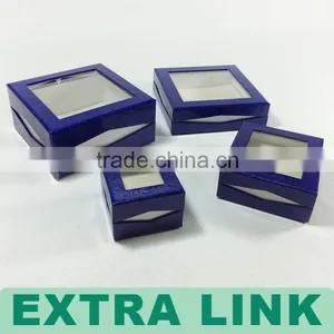 Wholesale Handmade Luxury Velvet Custom PU Leather Jewelry Box For Lady thumbnail-2