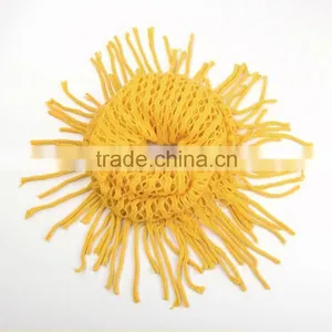 Winter Warm Fashion Women Knitted Tassels Shawl Scarf Candy Color Women Ring Scarf thumbnail-3