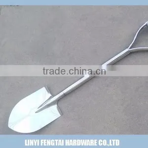 Japanese Farm Tool Round Stainless Steel Shovel thumbnail-1