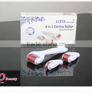 2015 Newest Factory Big Sale 300/720/1200 Pins Microneedle Roller 4 in 1 Derma Roller thumbnail-4