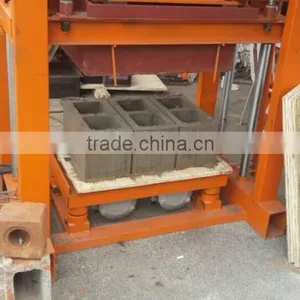 Vibrate Electric Concrete Brick Moulding Machine QTJ4-40 thumbnail-4