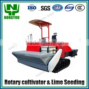 Chinese Factory Plough Machine Power Rotary Tiller Cheap Diesel Power Plough Machine With Lime And Fertilizer Spill 2FG-180 thumbnail-1