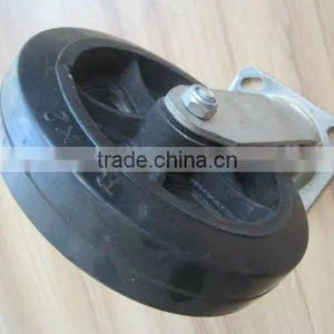 8 Inch 8X2 Nylon Pulley Caster Wheels With Bearings thumbnail-5