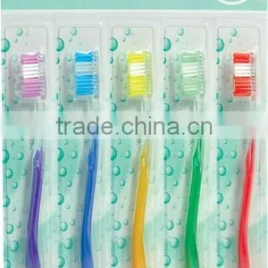 5 Pcs Plastic Toothbrush thumbnail-1