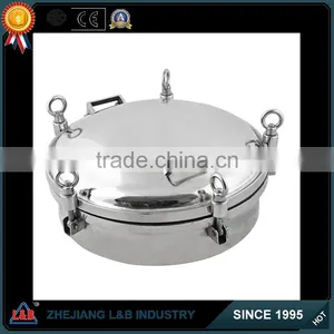 Stainless Steel Tank Parts Circular Type YAD Pressure Manhole Covers thumbnail-1