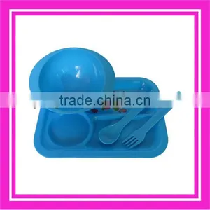 4pcs Kids Dinner Set Plastic thumbnail-1