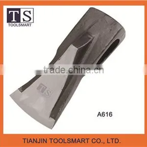 Steel Forged Axe Head With Wedge for Wood Splitting thumbnail-1