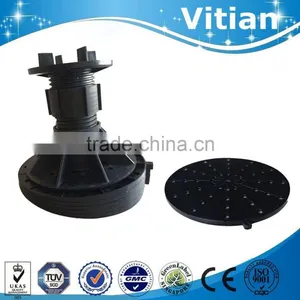 Factory Hot Selling Adjustable Plastic Outdoor Pedestals WPC Decking thumbnail-1