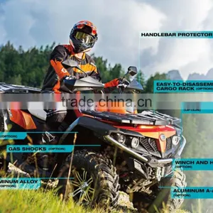 2017 CF MOTO 500cc ATV 4x4, CFORCE 550 thumbnail-3