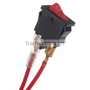 2 Wires Square Shape Lock Switch & Mini Motorcycle Parts Push Button Switch Motorbike Switch thumbnail-3