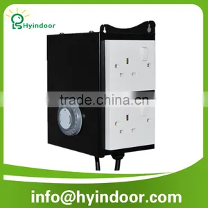 4/6/8 Outlets UK Light Contractor Timer With Two Input Plugs thumbnail-1