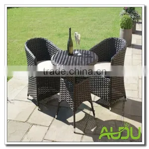 Audu Lilo Leisure 3 Piece Egg Table & Chairs Bistro Set thumbnail-1